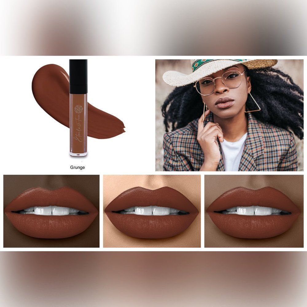 Liquid Lipstick - Grunge: Long Lasting & Vibrant Color, Vegan & Cruelty Free